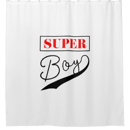 Super Boy Douchegordijn (Voorkant)