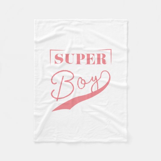 Super Boy Fleece Deken (Voorkant)