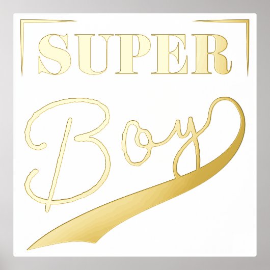 Super Boy Folie Afdrukken (Voorkant)