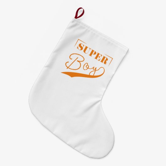 Super Boy Grote Kerstsok (Voorkant (Hangend))