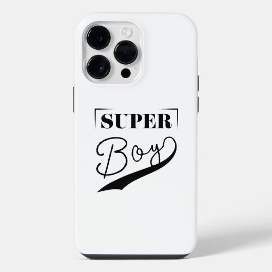 Super Boy iPhone Hoesje (Achterkant)