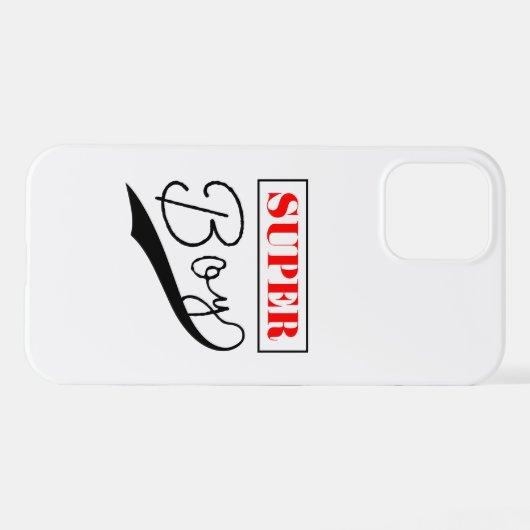 Super Boy iPhone Hoesje (Achterkant horizontaal)