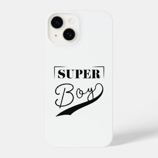 Super Boy iPhone Hoesje (Achterkant)