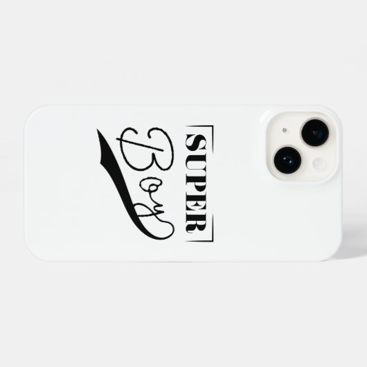 Super Boy iPhone Hoesje (Achterkant horizontaal)