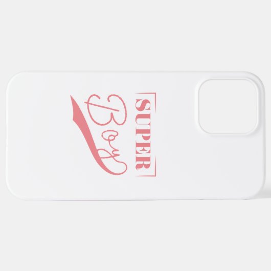 Super Boy iPhone Hoesje (Achterkant horizontaal)