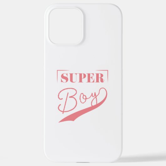 Super Boy iPhone Hoesje (Achterkant)