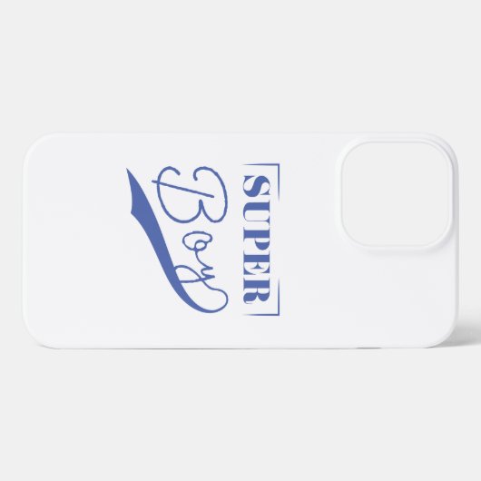 Super Boy iPhone Hoesje (Achterkant horizontaal)