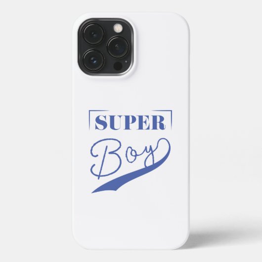 Super Boy iPhone Hoesje (Achterkant)