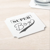 Super Boy Kartonnen Onderzetters (Gekanteld)