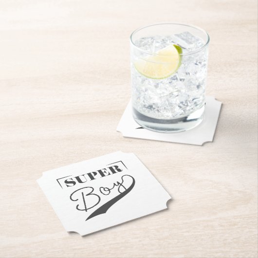 Super Boy Kartonnen Onderzetters (Insitu)