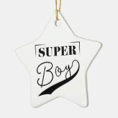 Super Boy Keramisch Ornament (Links)