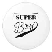 Super Boy Keramische Knop (Voorkant)