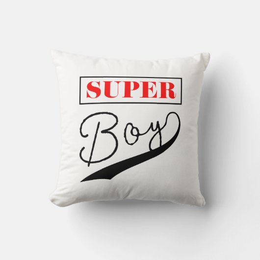 Super Boy Kussen (Voorkant)