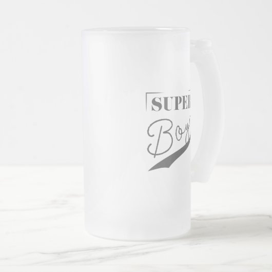 Super Boy Matglas Bierpul (Voorkant rechts)