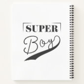Super Boy Notitieboek (Achterkant)