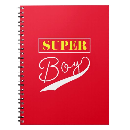 Super Boy Notitieboek (Voorkant)