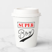 Super Boy Papieren Bekers (Achterkant)