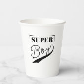 Super Boy Papieren Bekers (Achterkant)