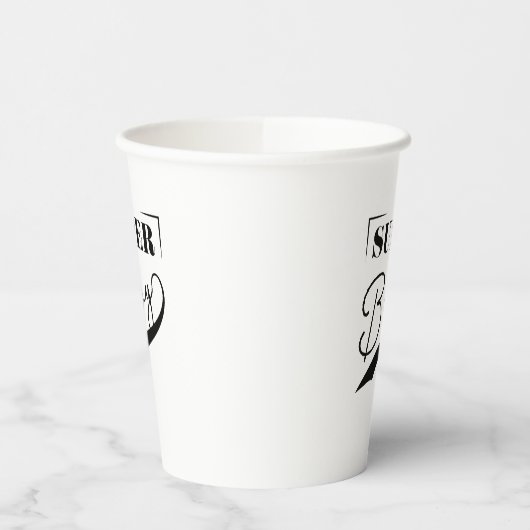 Super Boy Papieren Bekers (Links)