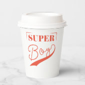 Super Boy Papieren Bekers (Voorkant)