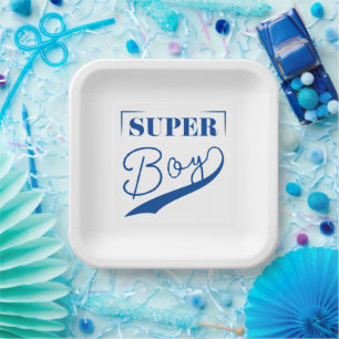 Super Boy Papieren Bordje