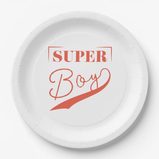 Super Boy Papieren Bordje (Voorkant)