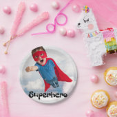 Super Boy Papieren Bordje (Feest)