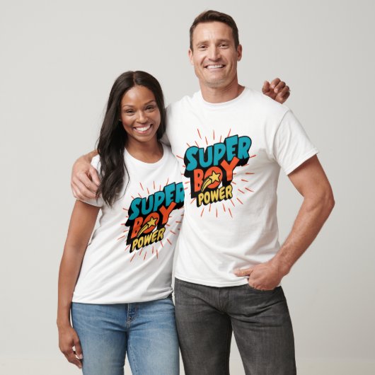 Super Boy Power T-shirt Design (Unisex)