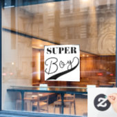Super Boy Raamsticker (Cafe Raam)