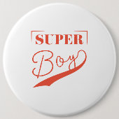 Super Boy Ronde Button 6,0 Cm (Voorkant)