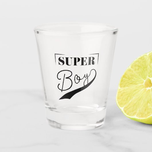 Super Boy Shot Glas (Voorkant)