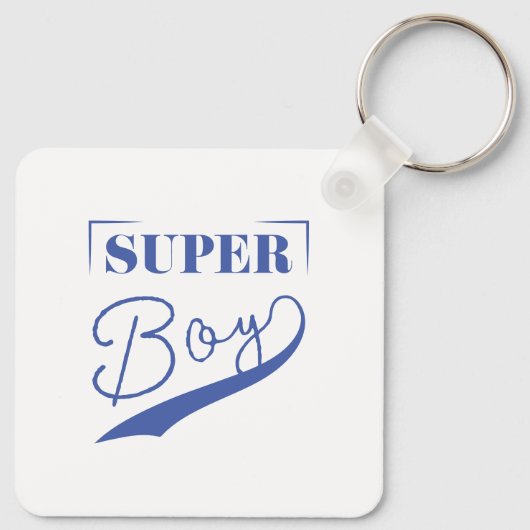 Super Boy Sleutelhanger (Achterkant)
