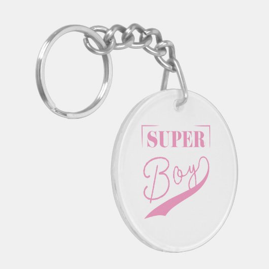 Super Boy Sleutelhanger (Voorkant Links)