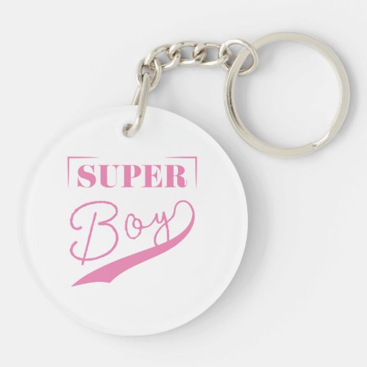 Super Boy Sleutelhanger (Achterkant)
