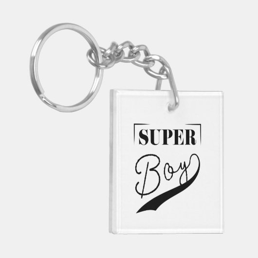 Super Boy Sleutelhanger (Voorkant Links)