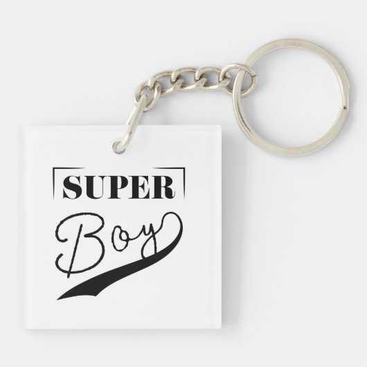 Super Boy Sleutelhanger (Achterkant)