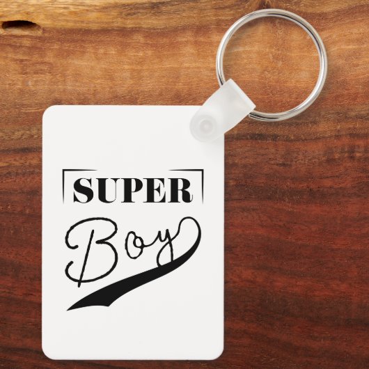 Super Boy Sleutelhanger (Achterkant)