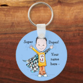 Super Boy sleutelhanger of rugzak accessoire! (Voorkant)