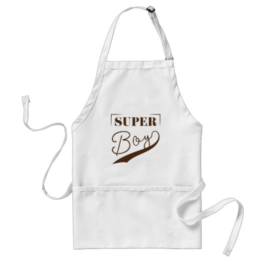 Super Boy Standaard Schort (Voorkant)