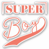 Super Boy Sticker (Voorkant)