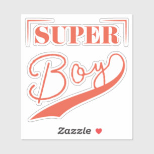 Super Boy Sticker