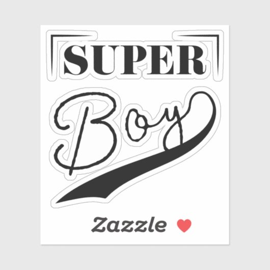 Super Boy Sticker (Vel)