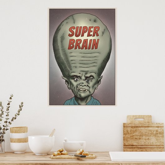 Super Brain Poster (Keuken)