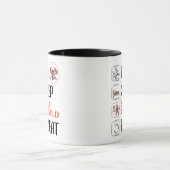 Super brandweerman redt de wereld. Grappig gezegde Mok (Midden)