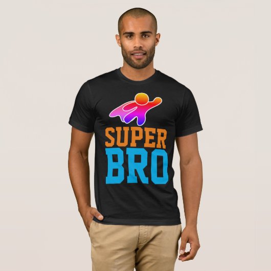 SUPER BROER SUPER HELD T-shirts (Voorkant volledig)