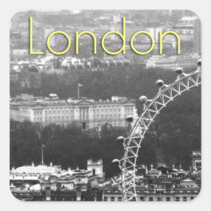 Super. Buckingham Palace London Vierkante Sticker