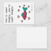 Super bungelende vis - door AI gegenereerde valent Informatiekaartje (Voorkant / Achterkant)