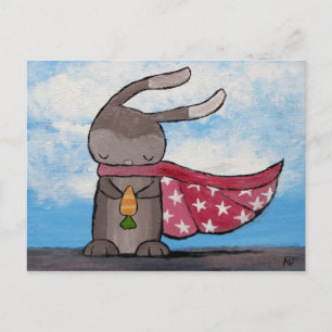 Super Bunny Briefkaart