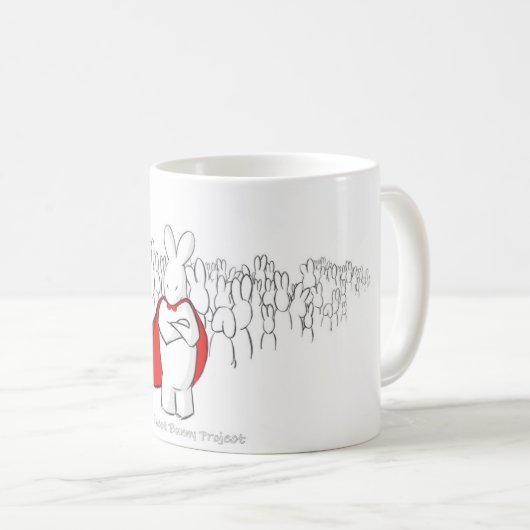 Super Bunny. Koffiemok (Voorkant rechts)