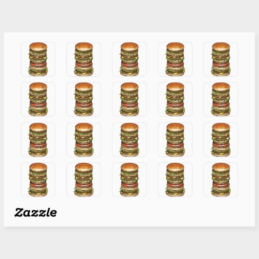 Super Burger Sticker (Vel)